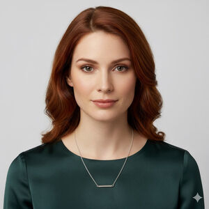 Unbranded Gold Bar Pendant Necklace One Size